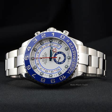 rolex yacht master 2 blue bezel|Rolex Yacht-Master for sale.